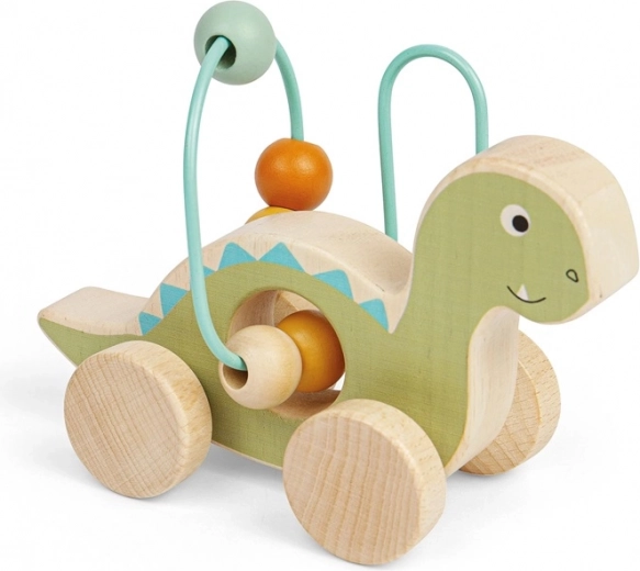 Diplodocus on Wheels with Bead Maze
