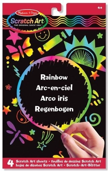 Sparkling Scratch Rainbow Board