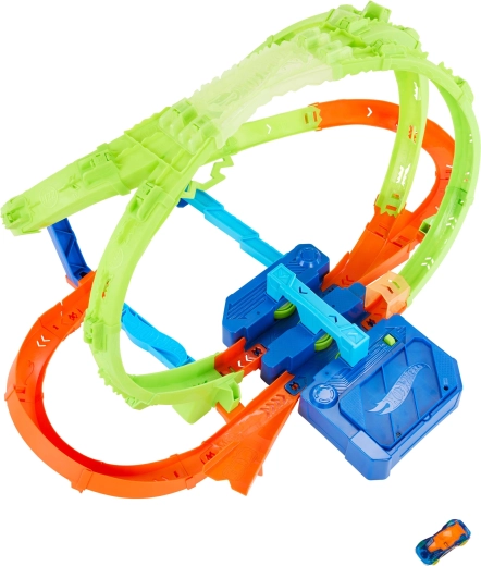 2 „kraks“ tsooni + võimalus laiendada teiste Hot Wheels radadega