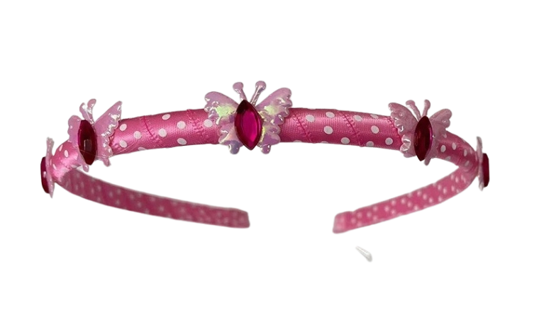 Children’s costume jewelry headband in vibrant colors