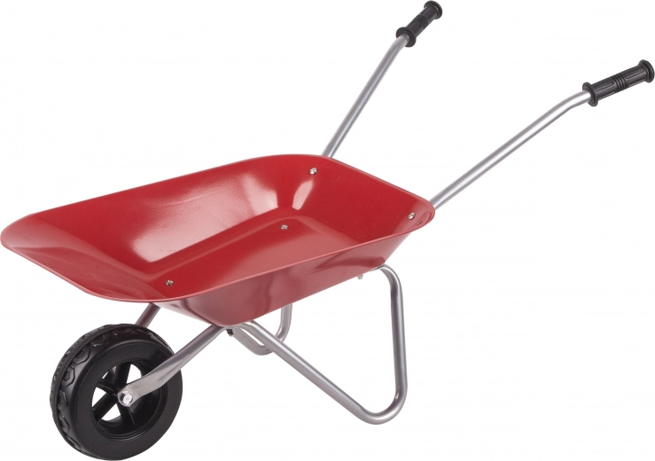 Classic World children's metal wheelbarrow for garden and sandbox