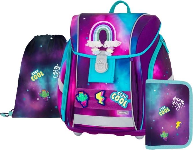 Premium Light Dream koolikomplekt 3 osa – koolikott, võimlemiskott ja pinal