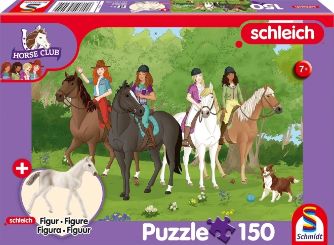 Schmidt Puzzle Schleich Nature Outing 150 Pieces + Figurine