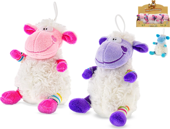 Pehme lambake 14 cm, istuv, mitu värvi