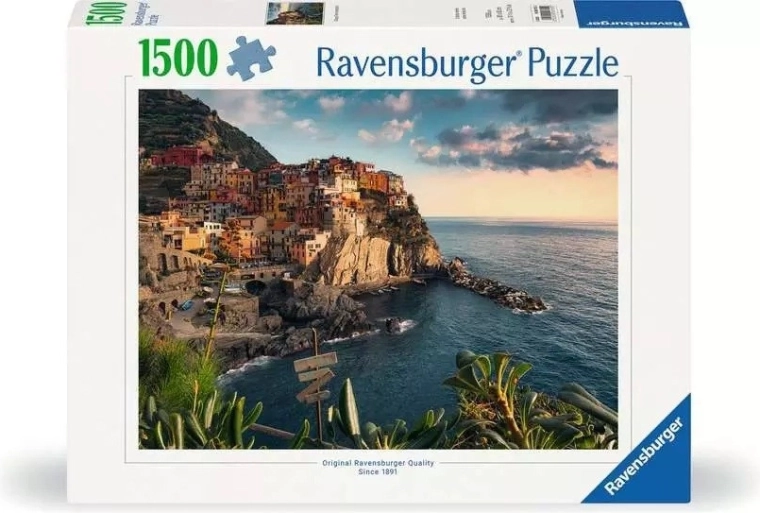 1500-piece puzzle view of Cinque Terre
