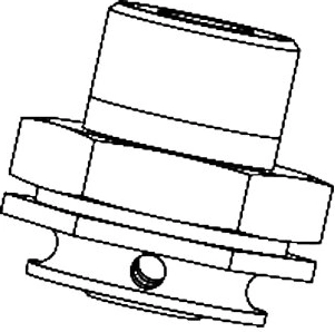 Rattaadapter 17/12 mm BL8 (4 tk) JAMARA