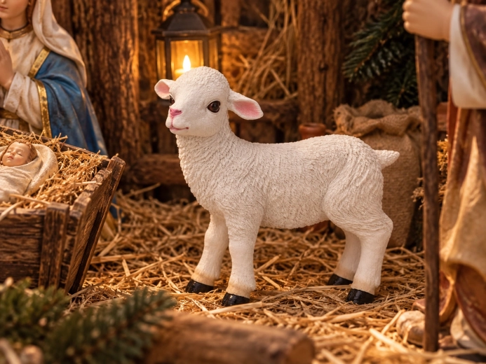 Striking element of a large nativity scene