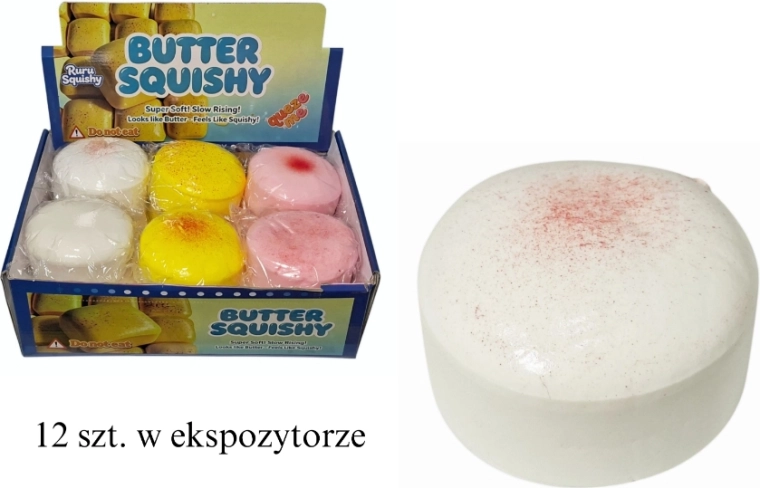 Antistress-pigistatav küpsisekujuline pall - 1 tk