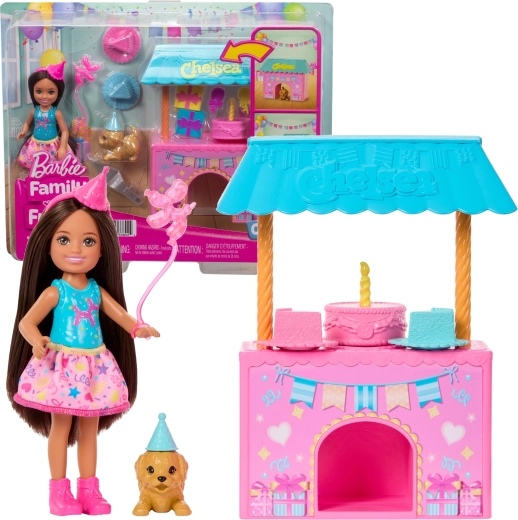 Mattel Barbie Club Chelsea sünnipäeva üllatus – komplekt nukuga, kutsu ja tarvikutega