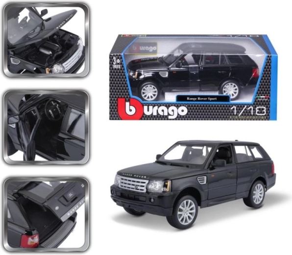 Metallmudel BBURAGO RANGE ROVER SPORT 1:18, must