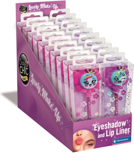 Crazy Chic floral eyeshadows and pencil by Clementoni (assorted)