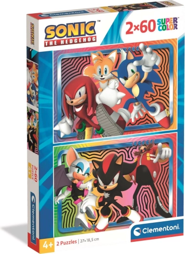 Clementoni pusle 2×60 SONIC THE HEDGEHOG