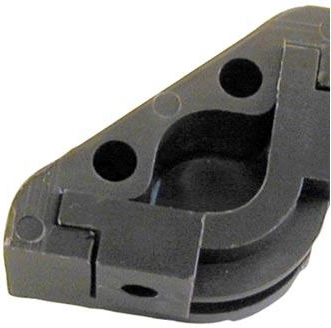 Stair rod bracket – white, set of 10 pcs