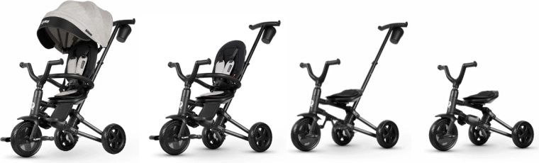 360° seat and 6-in-1 mode that grows with your child