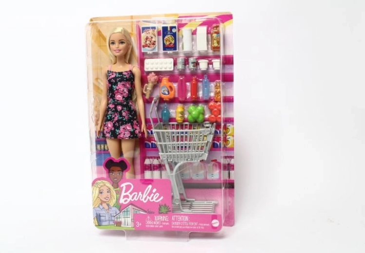 Barbie nukk poodlemas koos ostukäru ja tarvikutega