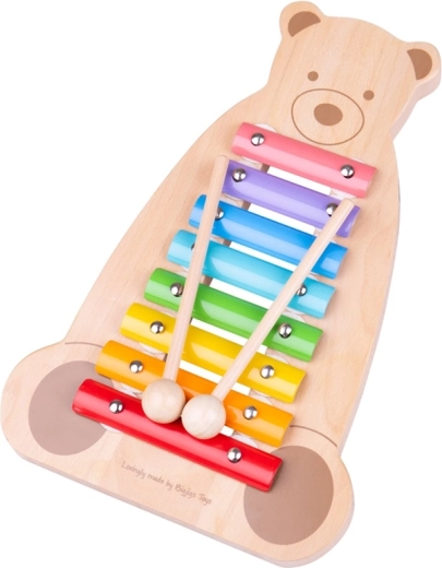 Tidlo children's xylophone with teddy bear motif