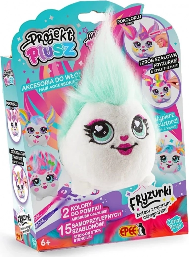 Project Plush Hairstyles – creative set with a manual airbrush Misty