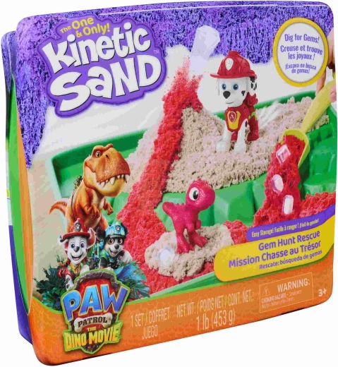 Kinetic Sand Käpapatrull: dinosauruste komplekt Marshalli kujukesega