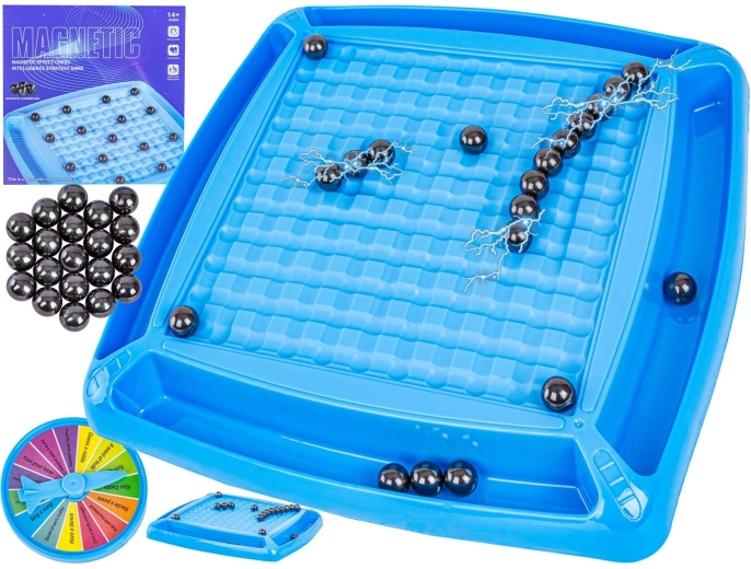 Magnetic chess – a magnetic game with balls and stones