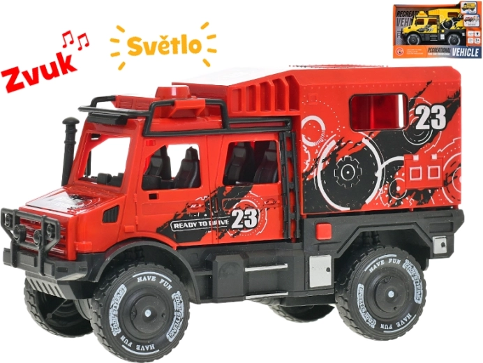 Maastikuauto hoorattaga 18 cm, valguse ja heliga