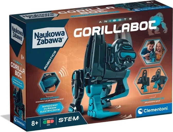 Robotiline gorillamudel Gorillabot mootori ja heliga