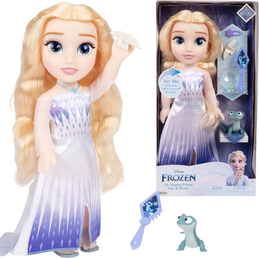 Laulunukk DISNEY PRINCESS Elsa Frozen 35 cm tarvikutega