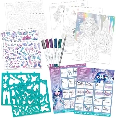 Šabloonid, kleepsud ja markerid lõputute ideede jaoks