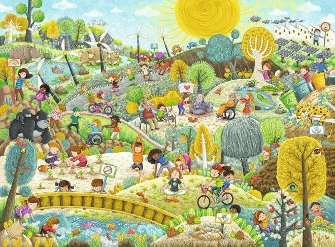 Sustainability Puzzle XXL 200 pieces