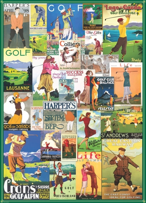 Puzzle EUROGRAPHICS maailma golf 1000 tükki