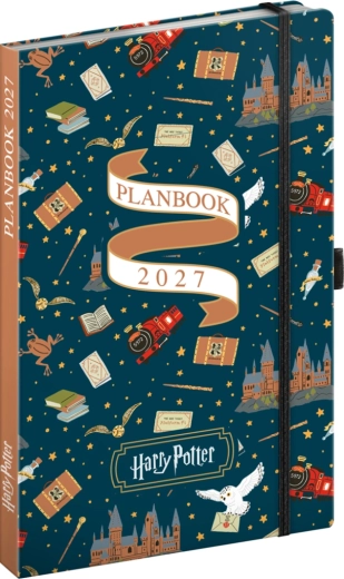 Notique Planbook kalender ja märkmik Harry Potter – Hogwarts Express 2027, 13 × 21 cm