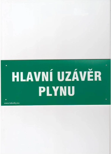 Ohutustahvel Gaasi peasiiber 210 × 87 mm plast