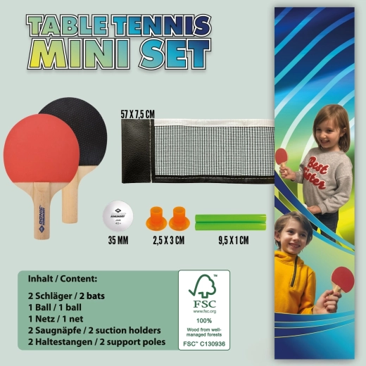 Donic-Schildkröt mini lauatennise komplekt