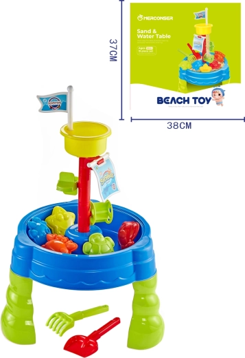 Sand and Water Set, 19 Pieces for Children