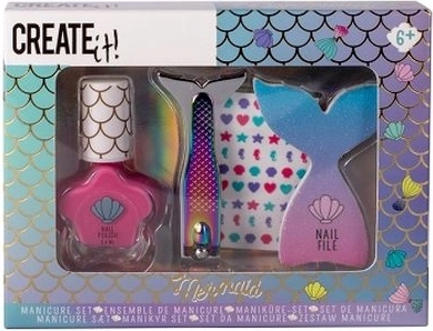 Create it! Mermaid maniküürikomplekt