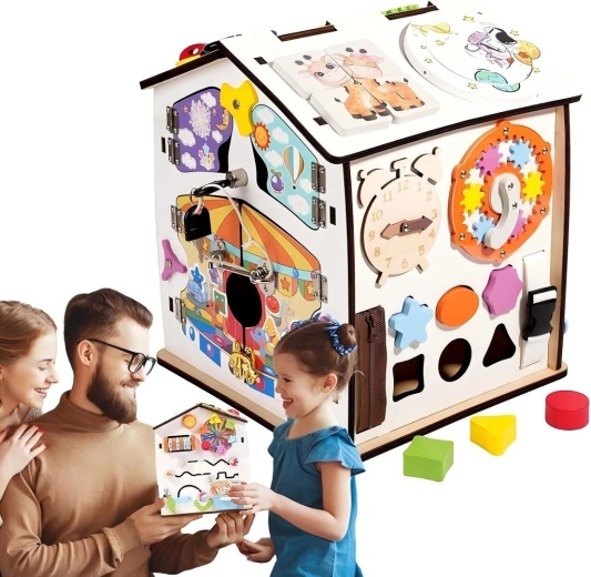 Colorful multisensory play from multiple sides
