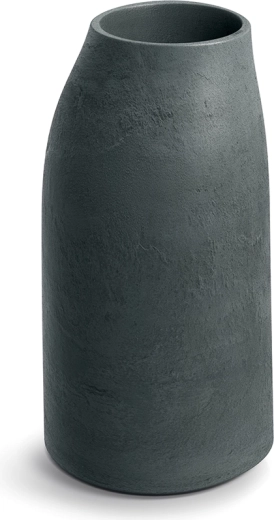 Grafiitvärvi savitekstuuriga lillepott 38 × 70 cm sise- ja välistingimustesse
