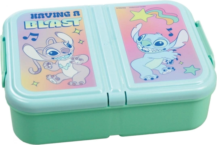 Multi-compartment snack box Disney Stitch