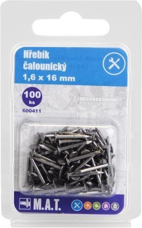 Upholstery nails 16 × 1.6 mm, 100 pcs