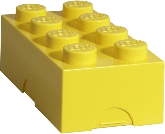 LEGO lunch box 100 × 200 × 75 mm – yellow