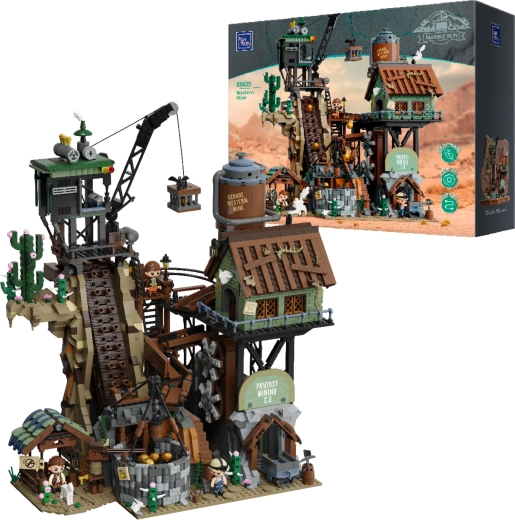 Pantasy Western Mine Building Set – Gold Mine, 2,990 pieces