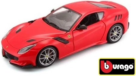 Bburago metallmudel Ferrari F12 TDF punane 1:24