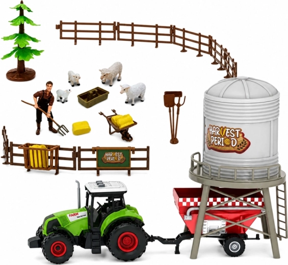 Barn, silo and fences for your own homestead
