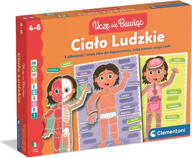 Inimese keha – hariv pusle lastele vanuses 4–6 aastat