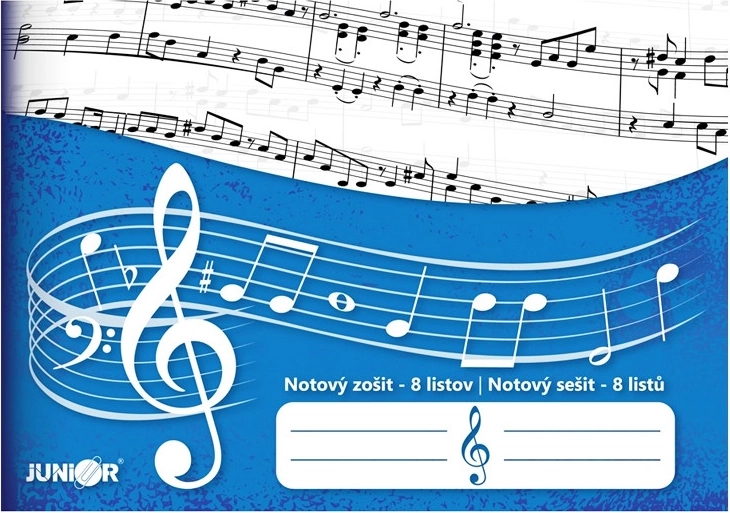 Music notebook junior 8 sheets