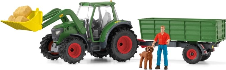 Schleich tractor with trailer