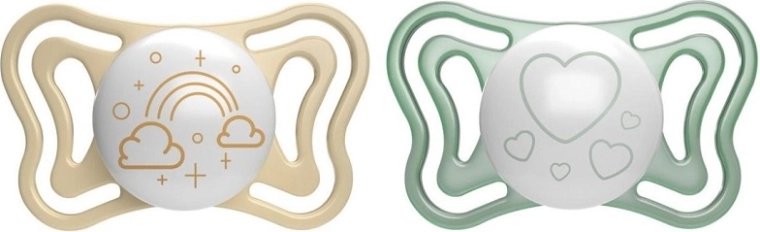 Chicco lutt Physio Light öine silikoonist 2–6 kuud, 2 tk
