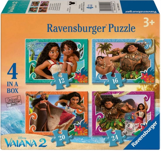 Ravensburger Puzzle Vaiana 4in1