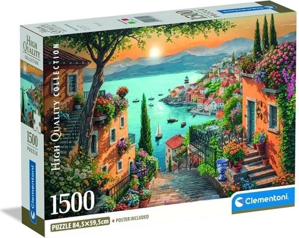 Clementoni Compact puzzle Steps to the Harbor 1500 pieces
