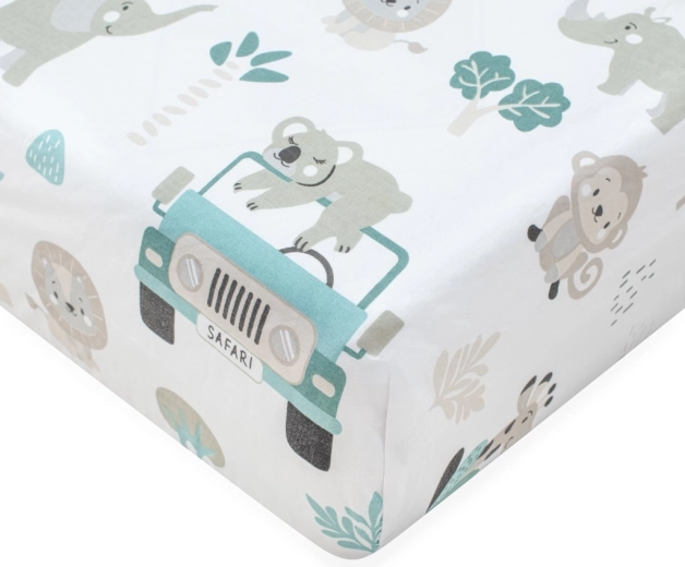 Puuvillane voodilina beebivoodisse NEW BABY Safari II 120 × 60 cm