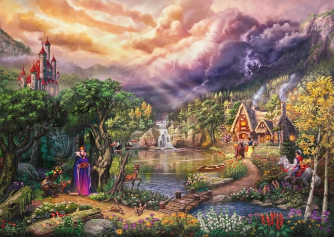Pusle SCHMIDT Disney: Lumivalgeke ja Kuninganna 1000 tükki